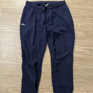 Lacoste Men's Sport Fleece Tennis Sweatpants - Navy Blue - Large